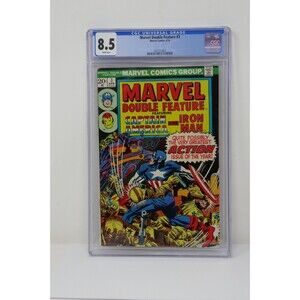 Marvel 1974 Marvel Double Feature #3 CGC 8.5  - Captain America & Iron Man